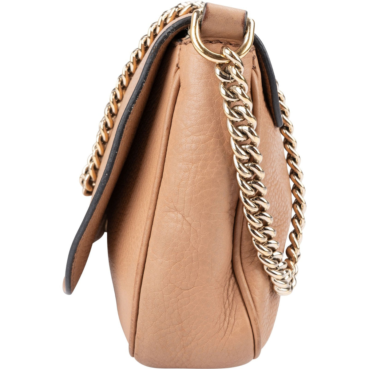 Sac bandoulière Gucci GG Soho en cuir grainé