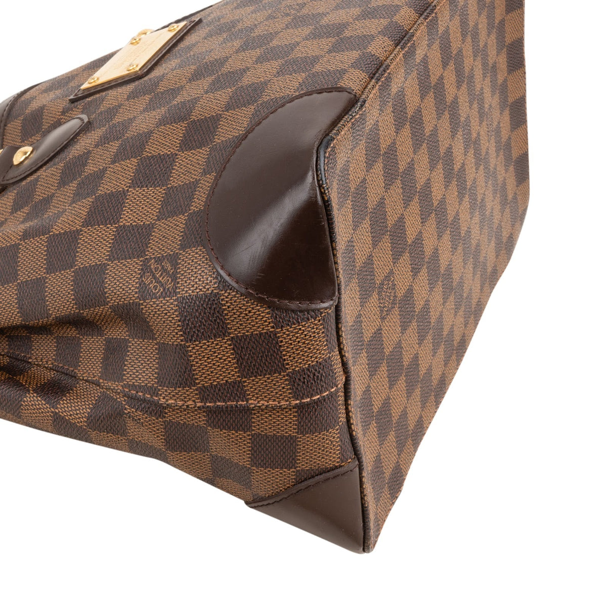 Borsa a spalla Louis Vuitton Hampstead PM in tela Monogram Damier Ebene
