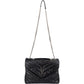 Yves Saint Laurent Quilted Calfskin Loulou Medium Crossbody Bag