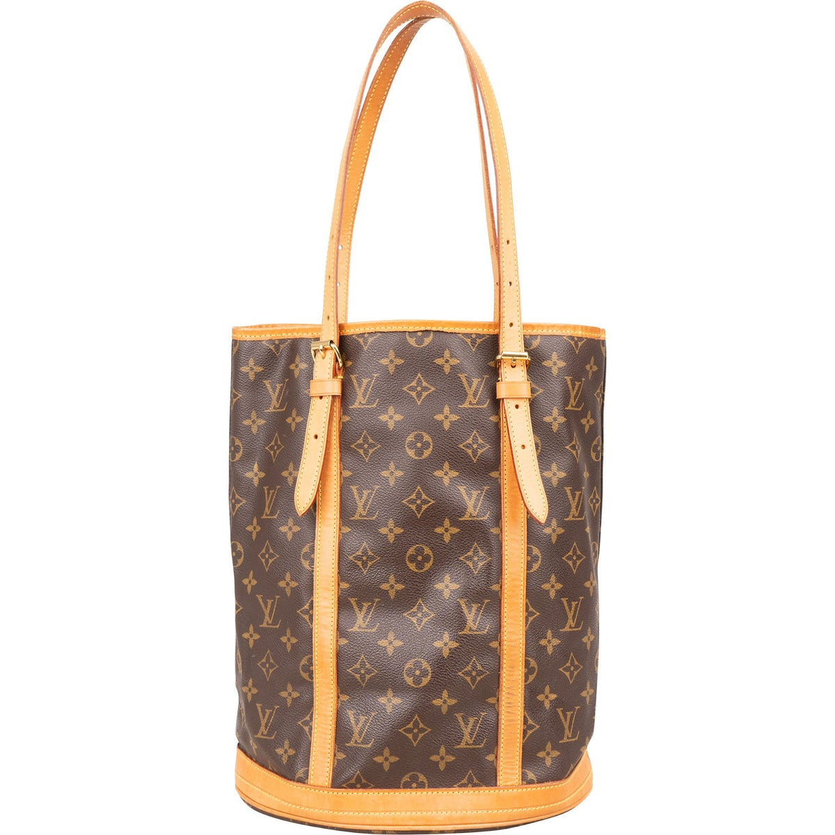 Louis Vuitton Bucket GM aus Monogram Canvas – Vorderansicht
