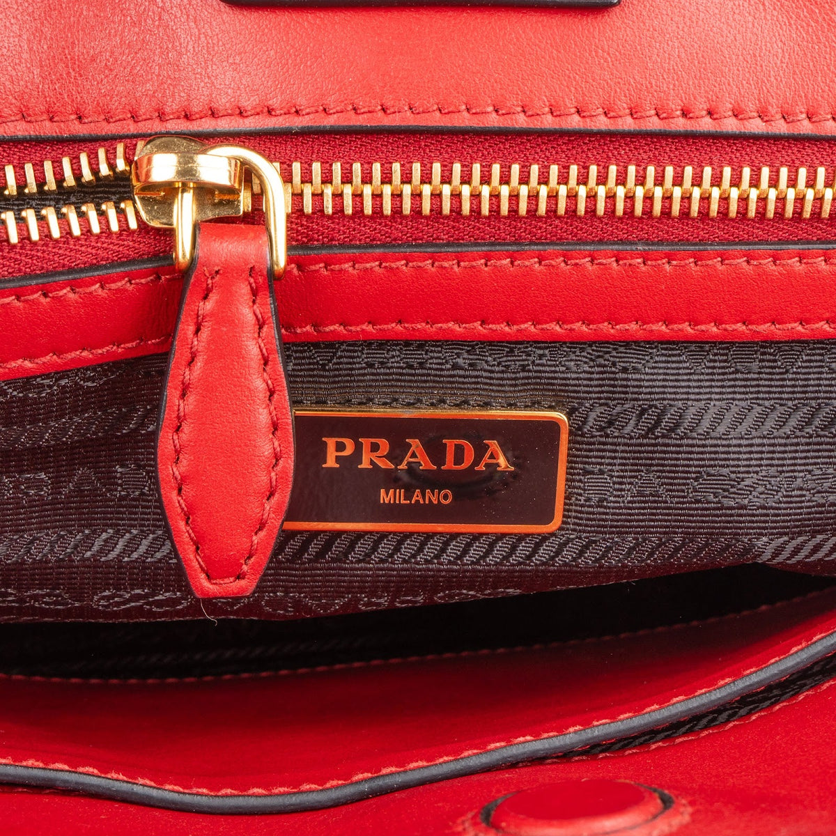Prada Saffiano lederen tote tas