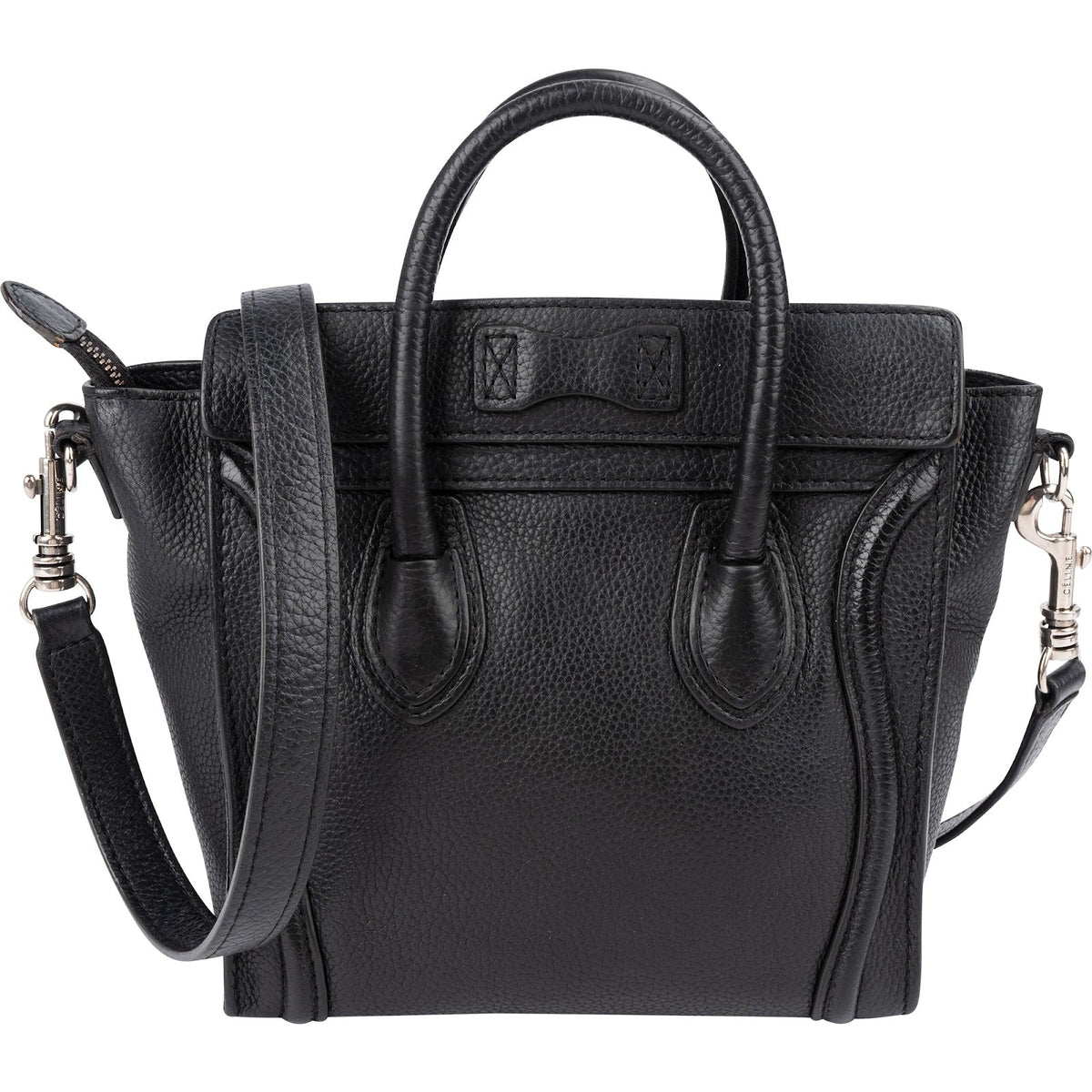 Celine Nano Luggage aus Drummed-Kalbsleder – Ansicht 4