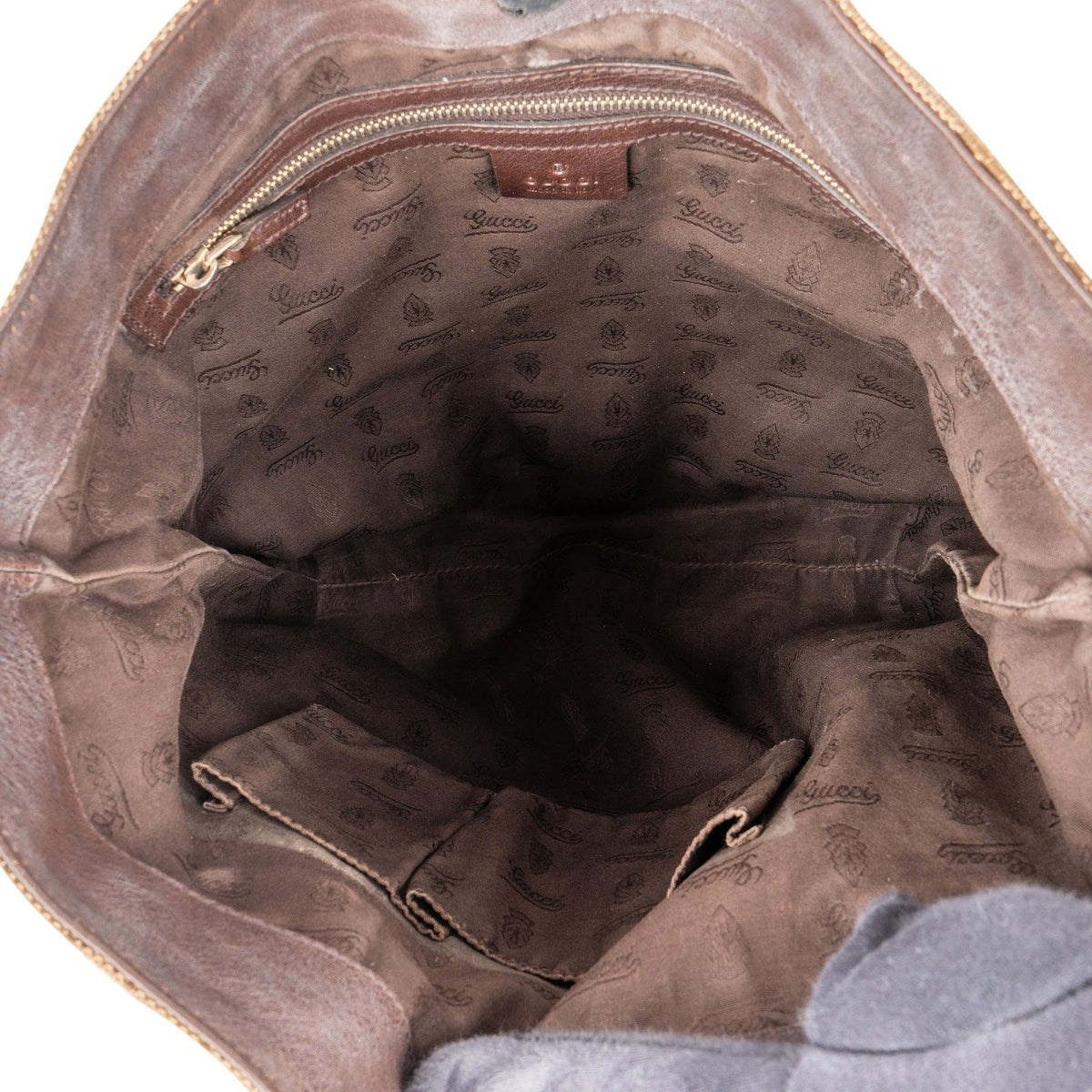 Gucci Interlocking G Tote aus GG Canvas – Ansicht 9