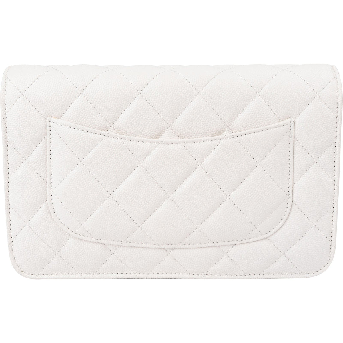 Chanel Quilted Caviar Leather Wallet On Chain Crossbody Bag