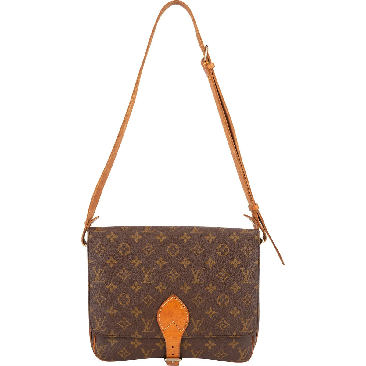 Sac bandoulière Louis Vuitton Cartouchiere GM en toile Monogram