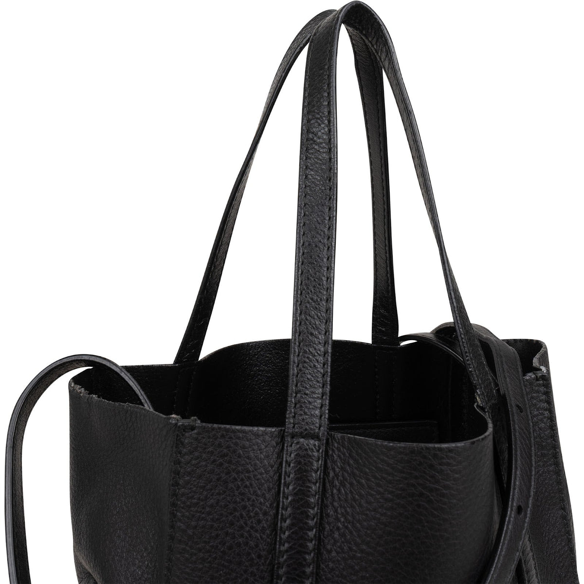Balenciaga genarbtes Kalbsleder Everyday Small Tote, Bild 2 von 10