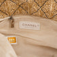 Bolso de hombro Chanel 31 Tote Shopper en PVC transparente, denim y rafia
