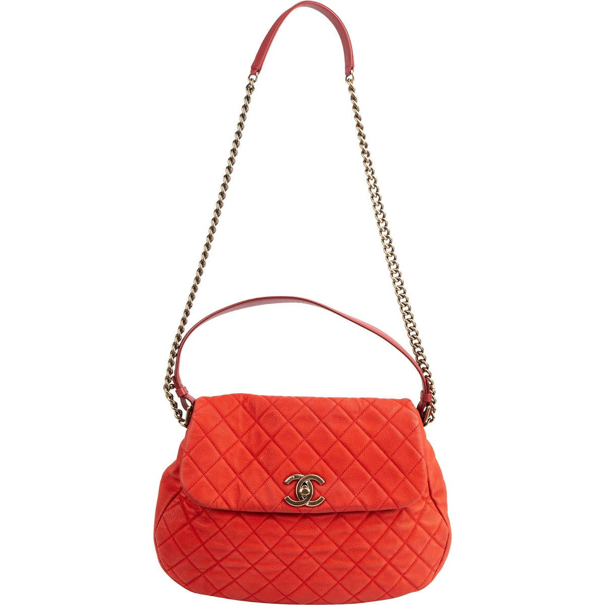 Chanel In The Mix Maxi Single Flap aus gestepptem Caviar-Leder – Ansicht 11