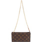 Louis Vuitton Bucket Pochette Accessoires aus Monogram Canvas – Vorderansicht