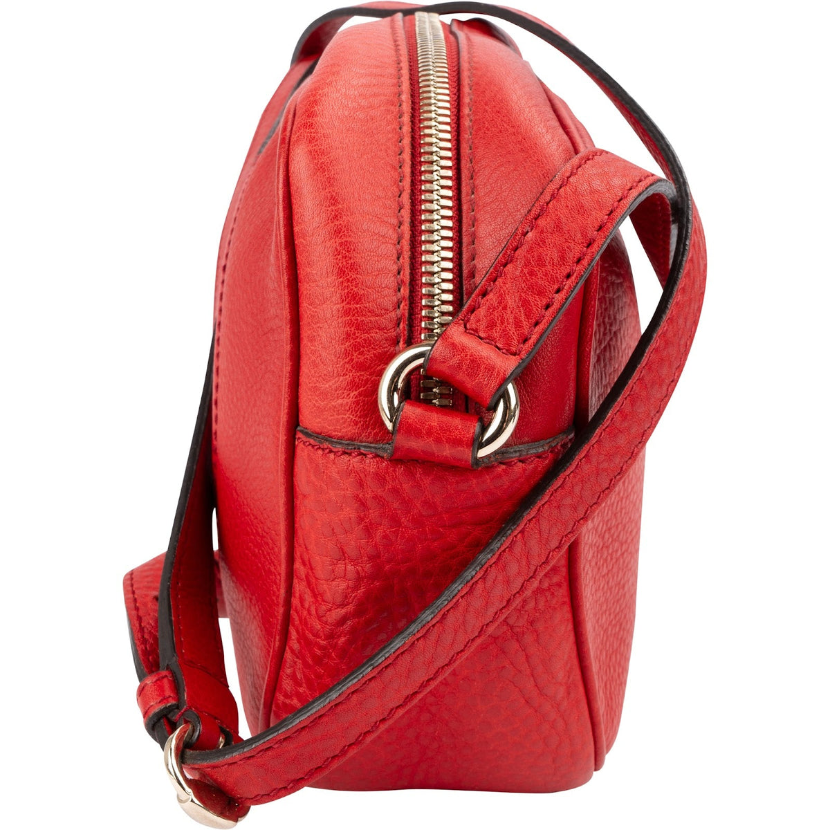Sac bandoulière Gucci Soho GG Disco en cuir grainé
