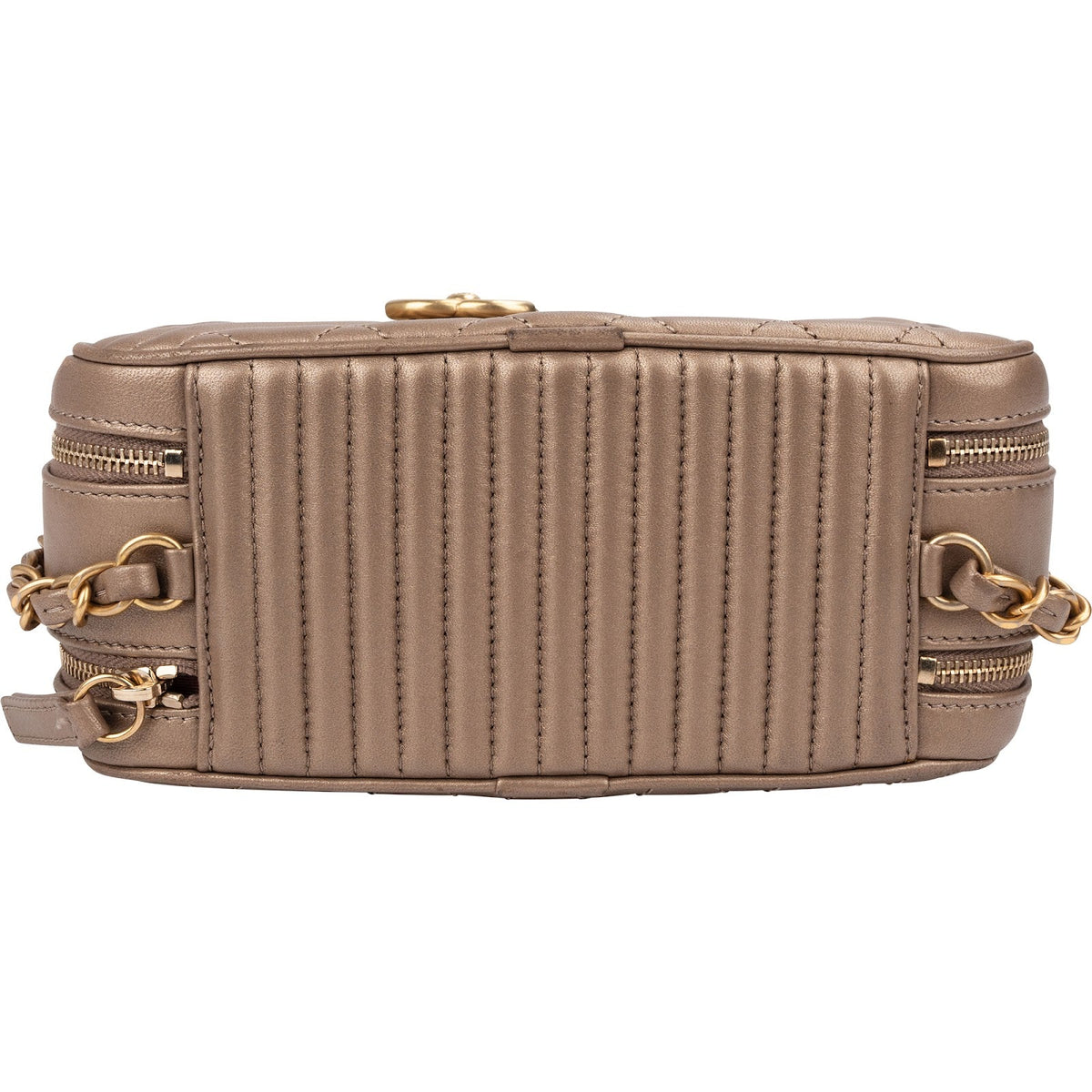 Chanel Quilted Leather Camera Case Boy Crossbody Bag