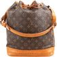 Louis Vuitton Monogram Canvas Sac Noé Grande aus Monogram Canvas und Vachetta-Leder – Vorderansicht