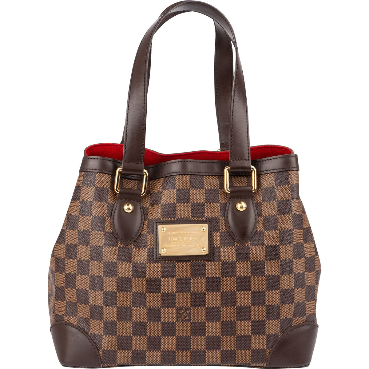 Sac à main Louis Vuitton Hampstead PM en toile Damier Ébène