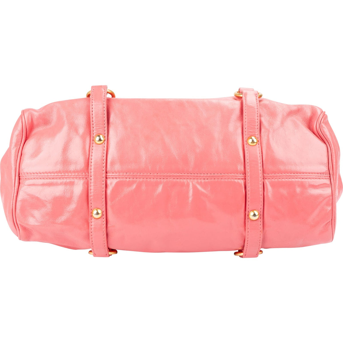 Borsa a mano Miu Miu Bow in pelle Vitello Lux rosa