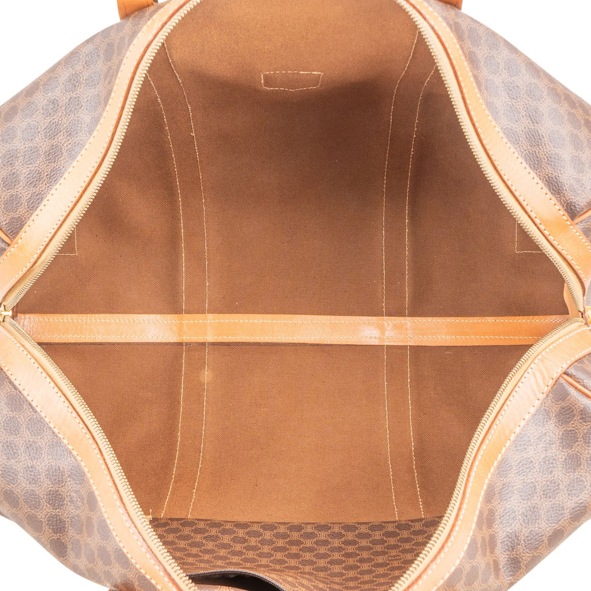 Céline Monogram Macadam Canvas Boston 50 Travel Bag