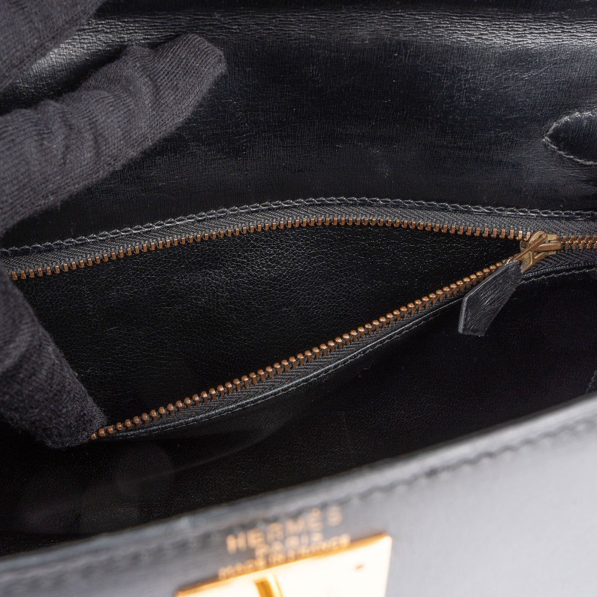 Borsa Hermès Kelly 28 Sellier in pelle Box Calf