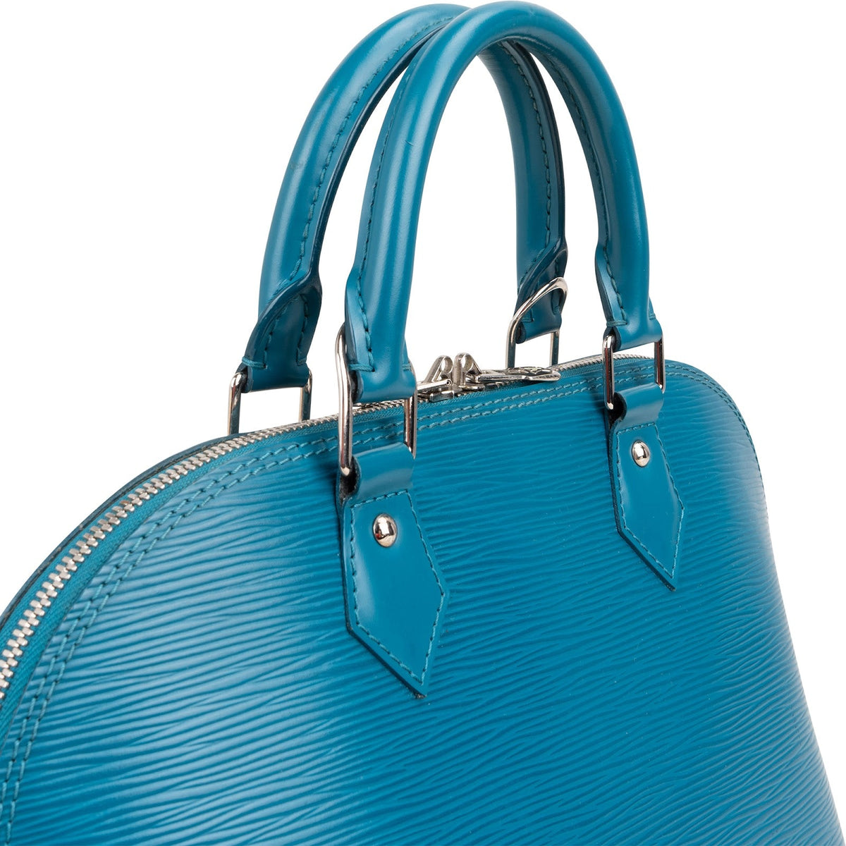 Bolso de mano Alma PM de Louis Vuitton en piel Epi azul