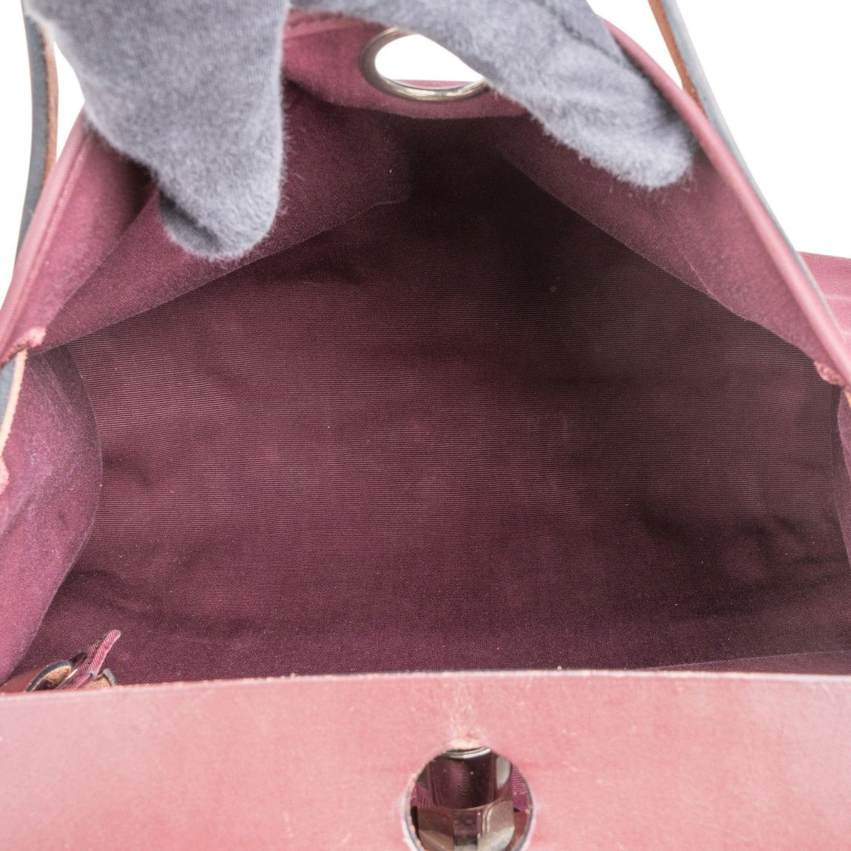 Sac bandoulière Hermès Classic Herbag 31 Zip en coton bordeaux