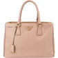 Prada Pink Saffiano Leather Galleria Handbag