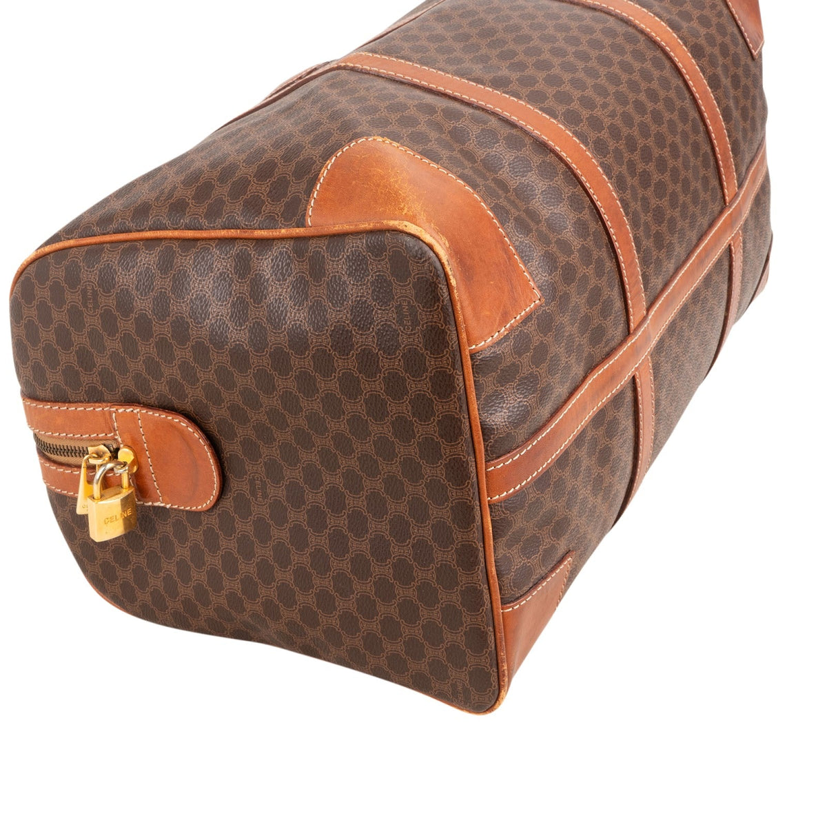 Celine Monogram Macadam Canvas Boston 45 Reisetasche, Bild 7 von 9