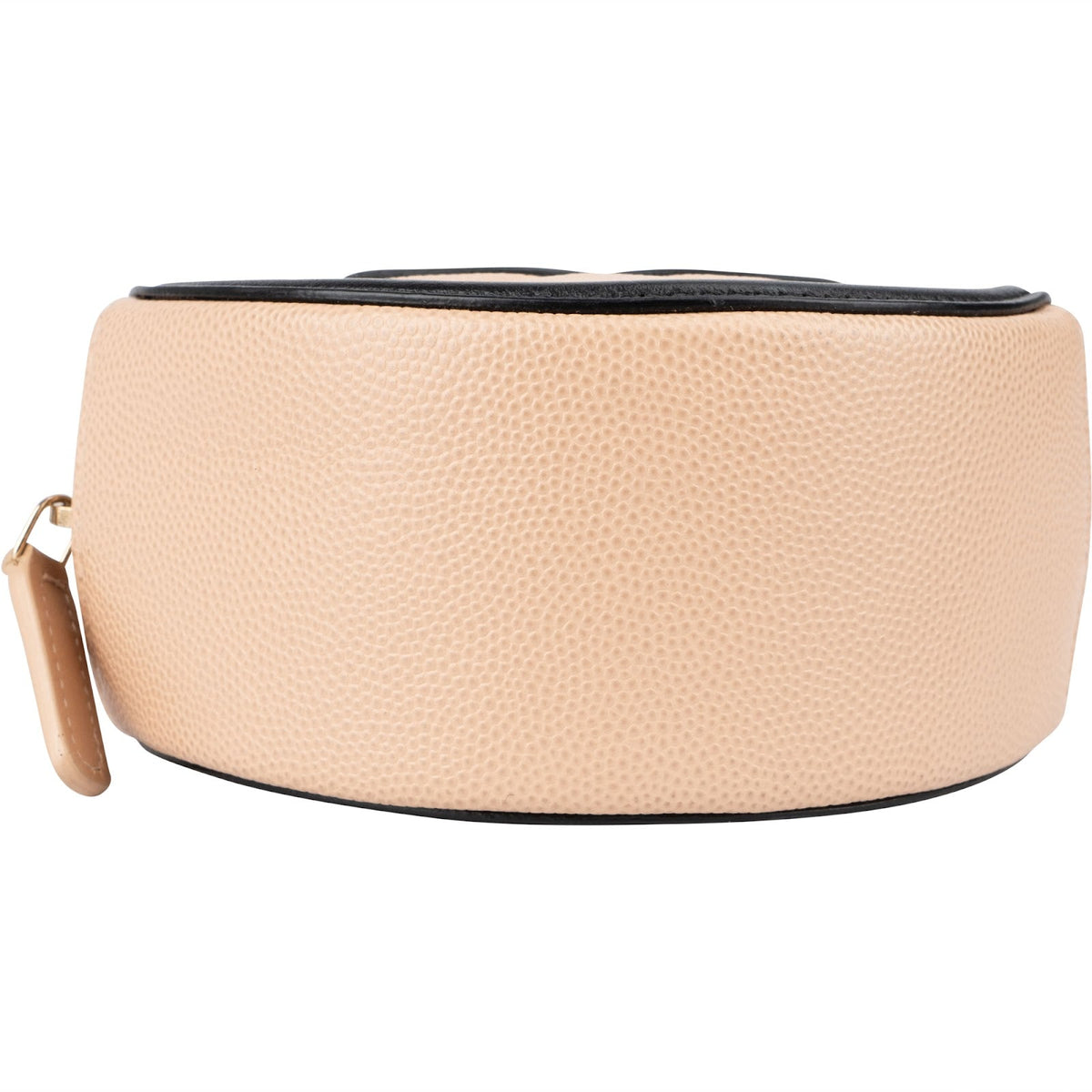 Borsa a tracolla rotonda Chanel Filigree CC in pelle caviar trapuntata