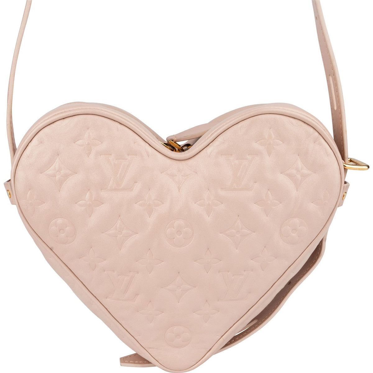 Louis Vuitton Empreinte Monogram Coeur hartvormige crossbodytas van leer