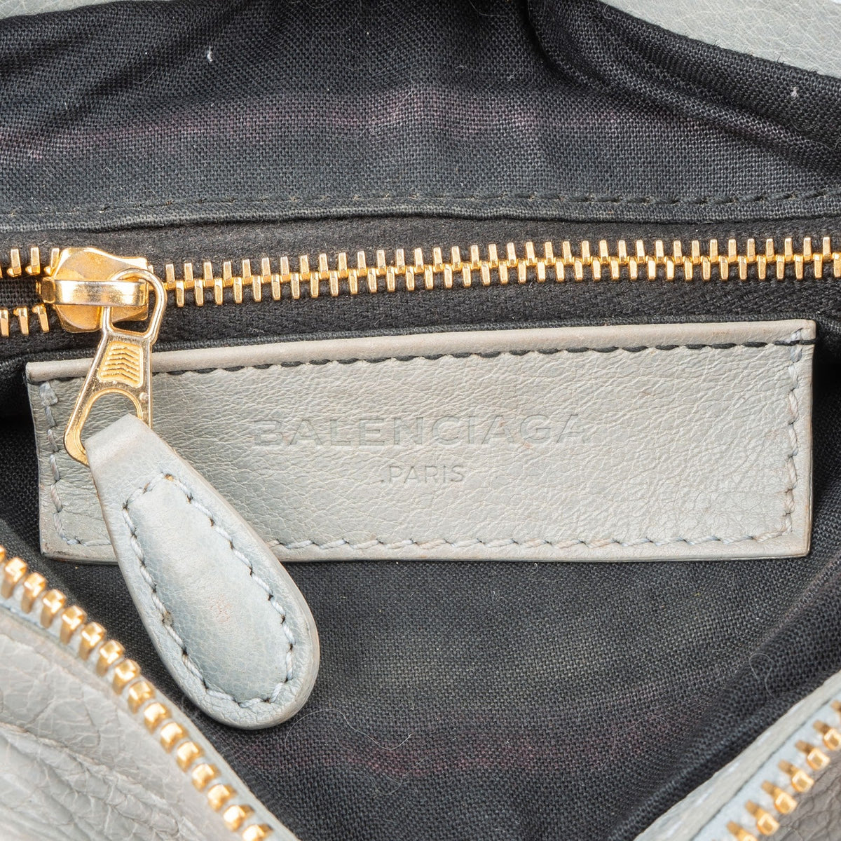 Balenciaga Blau Leder Mini City Handtasche, Bild 10 von 11