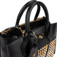 Louis Vuitton City Steamer PM mit Nieten aus schwarzem Leder – Ansicht 3