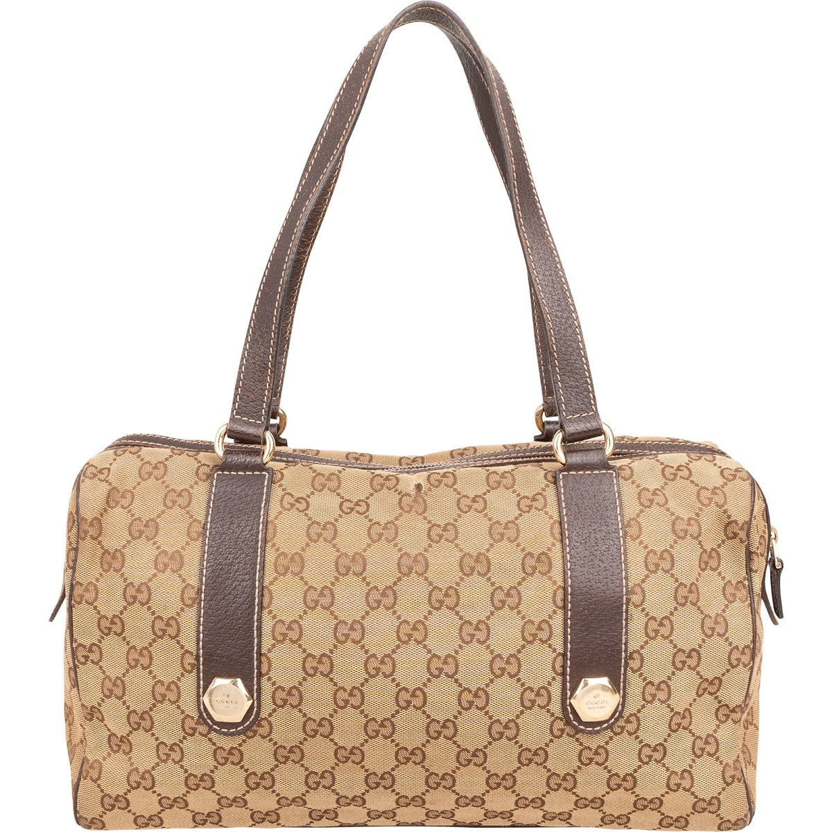 Borsa a spalla Gucci Boston 35 in tela GG Monogram