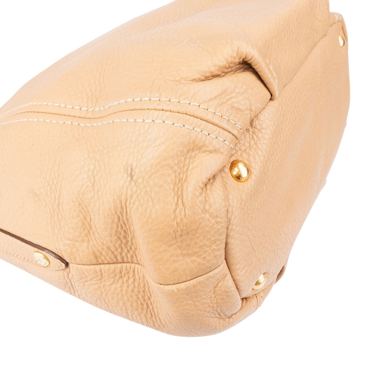 Bolso de mano Prada en piel Vitello Daino granulada