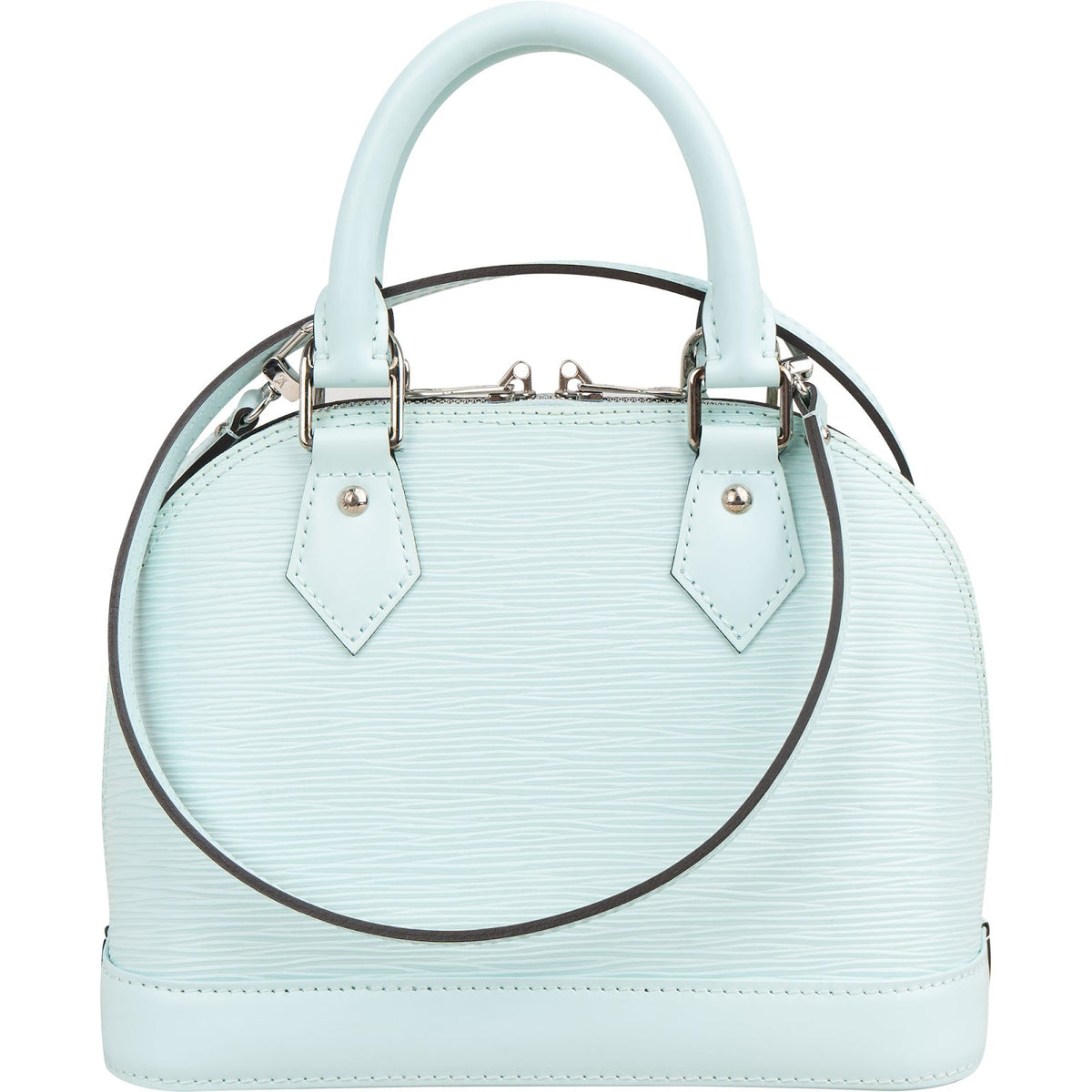 Louis Vuitton Hellblau Epi Leder Alma BB Handtasche, Bild 5 von 11