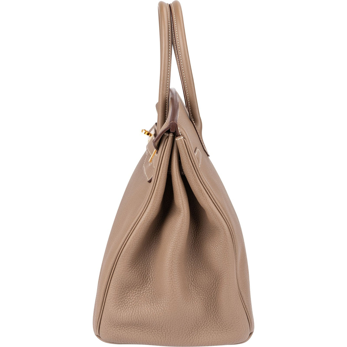 Hermès Taupe Togo Leder Birkin 35 Handtasche (2023), Bild 7 von 16