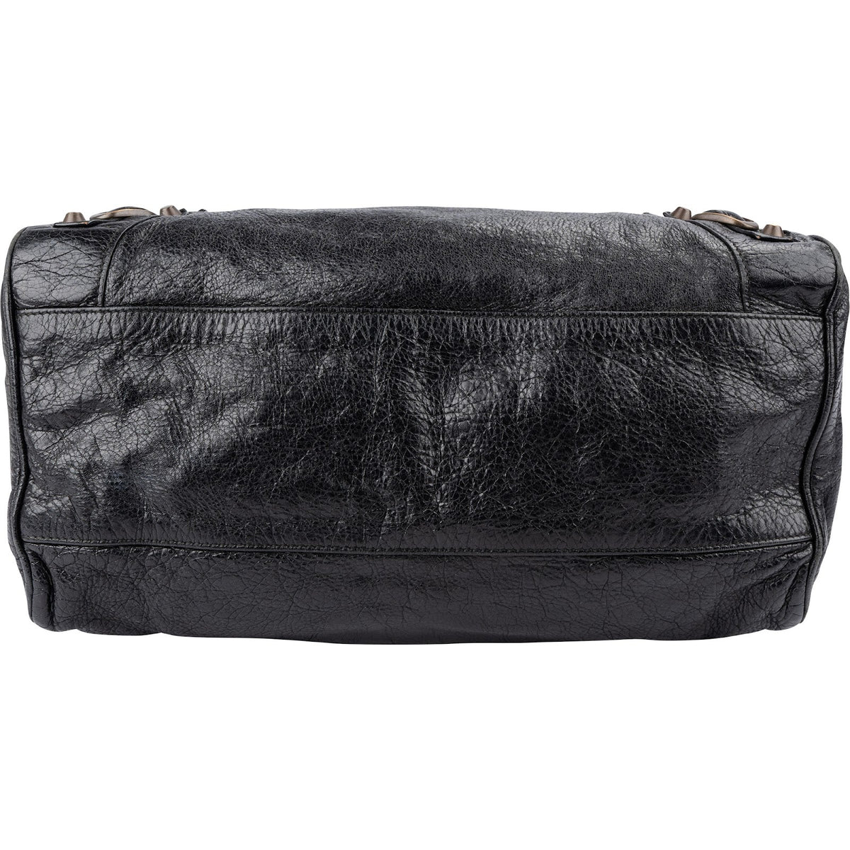 Borsa tote Balenciaga City in pelle Arena nera