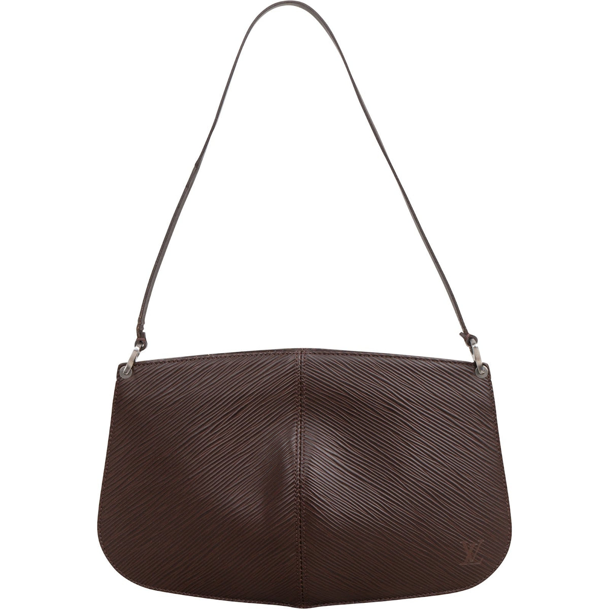 Louis Vuitton Demi Lune aus braunem Epi-Leder – Vorderansicht