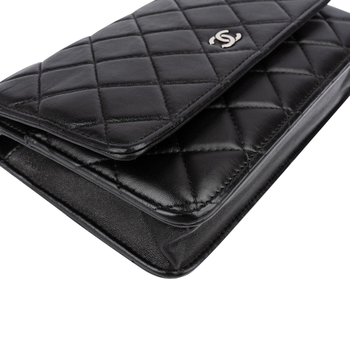 Chanel Wallet On Chain aus gestepptem Lammleder – Ansicht 7
