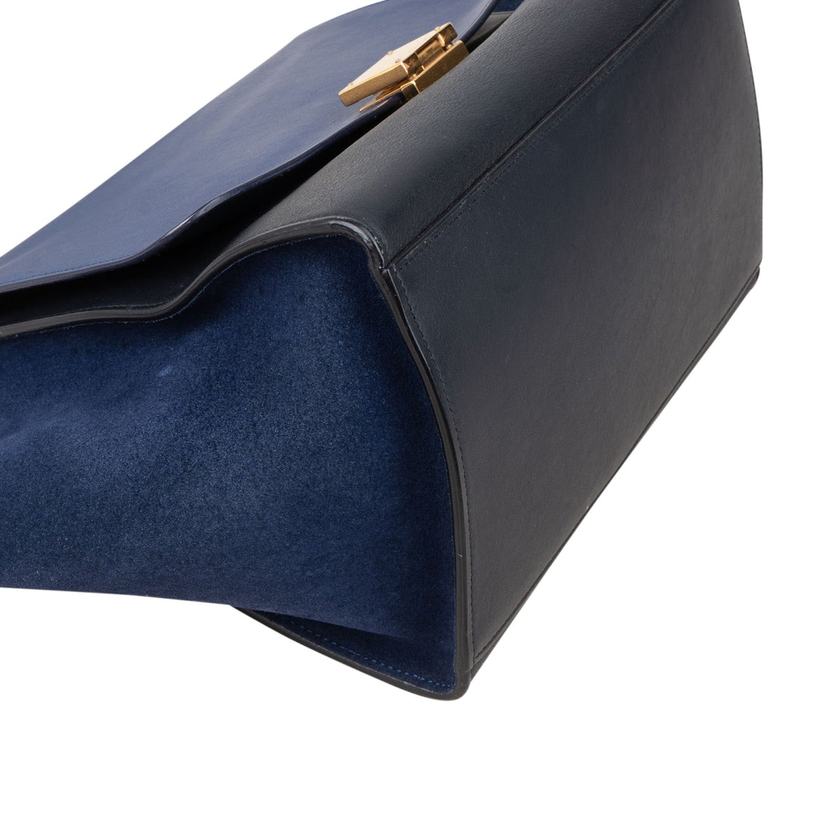 Borsa a mano Trapeze Céline in pelle scamosciata bicolore