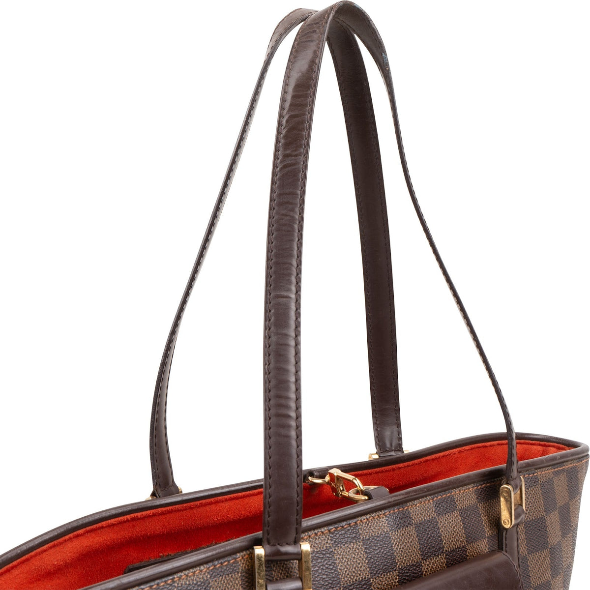 Bolso de hombro Louis Vuitton Monogram Damier Ebene Canvas Manosque PM