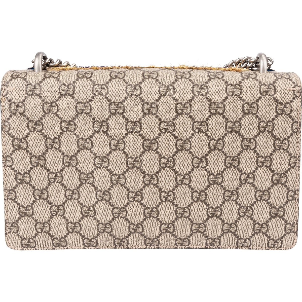 Bolso de hombro y bandolera Dionysus de lona GG Supreme con monograma y bordados de edición limitada de Gucci