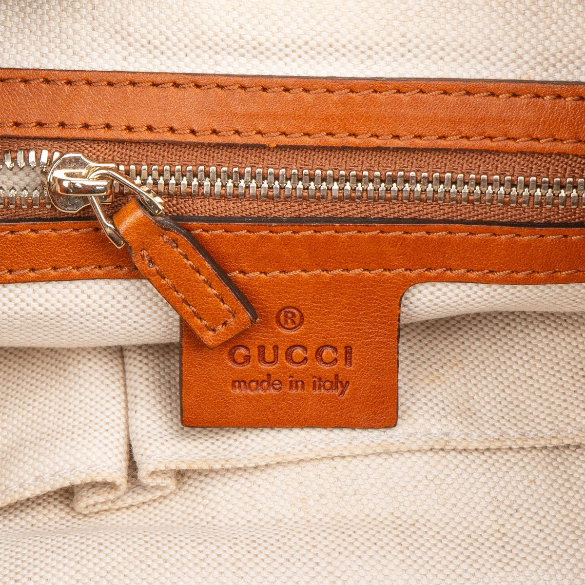 Gucci Jackie O Hobo Leder Cognac, Bild 10 von 11