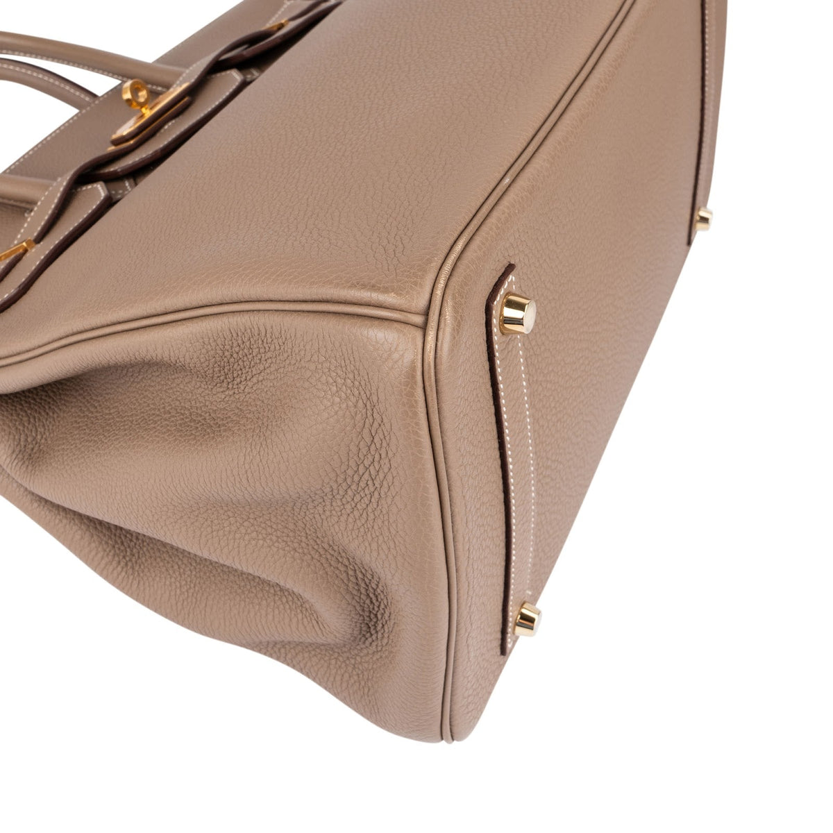 Hermès Taupe Togo Leder Birkin 35 Handtasche (2023), Bild 9 von 16