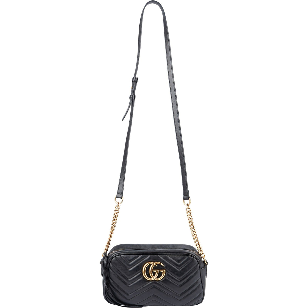 Gucci Matelassé Leder GG Marmont Camera Umhängetasche, Bild 8 von 11
