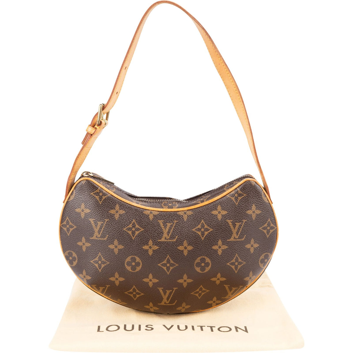 Sac à bandoulière Louis Vuitton Croissant PM en toile Monogram