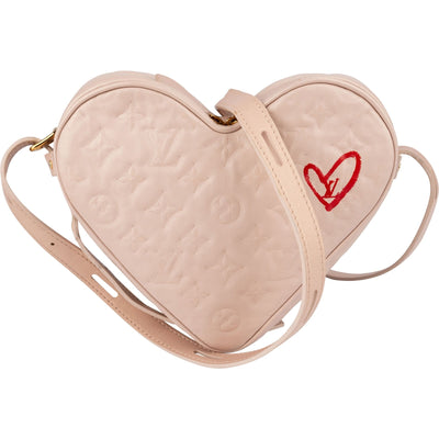 Louis Vuitton Empreinte Monogram Coeur hartvormige crossbodytas van leer