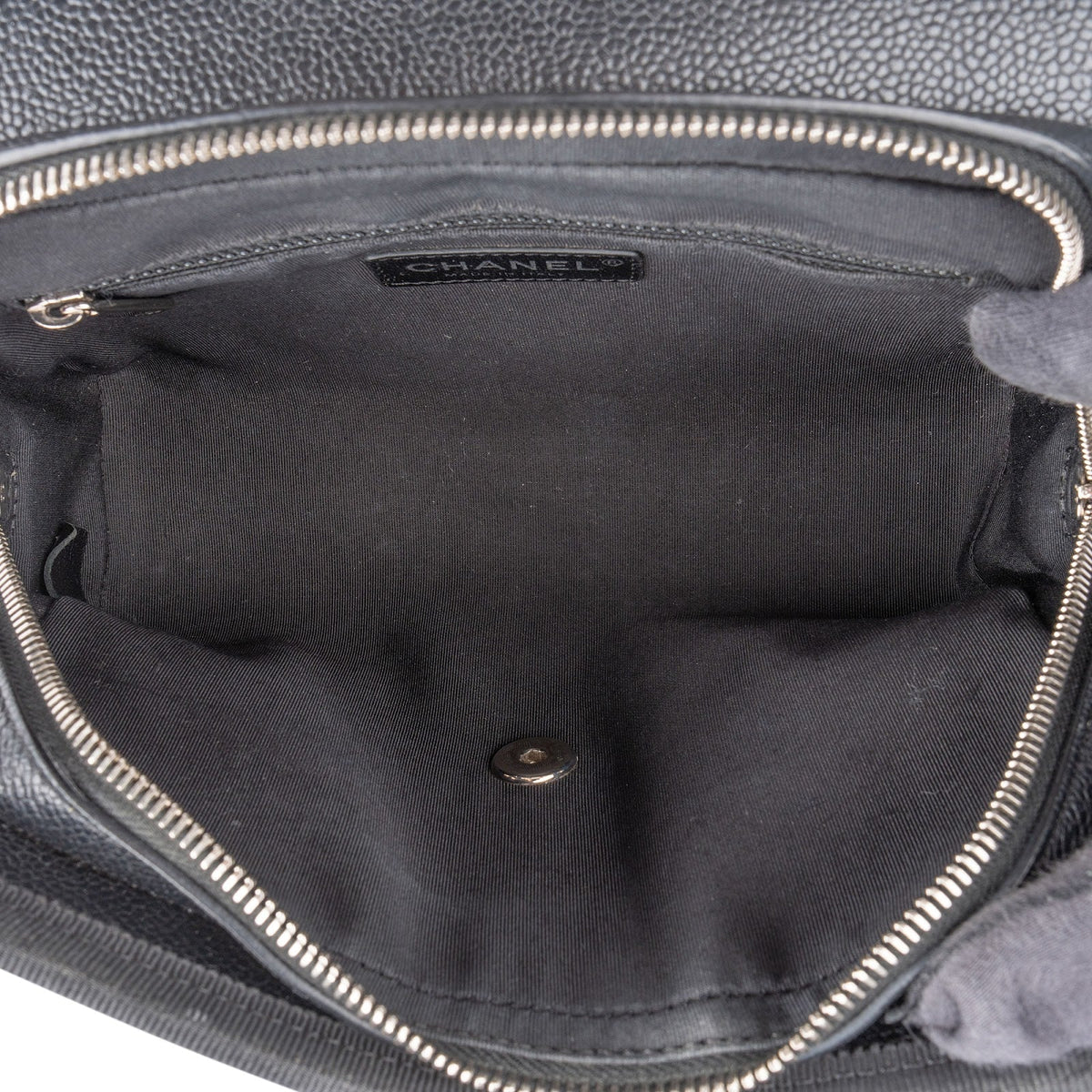 Chanel CC Business Affinity Small Single Flap aus Caviar-Leder – Ansicht 12