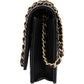 Chanel Quilted Patent Leather 2.55 Wallet On Chain Crossbody Bag