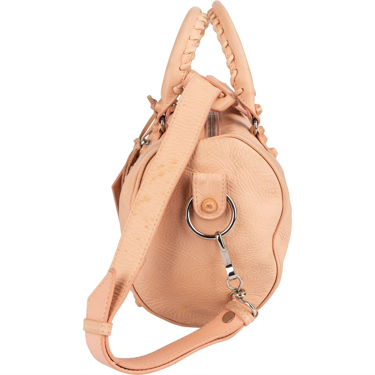 Balenciaga Rosa Leder Mini City Handtasche, Bild 6 von 13