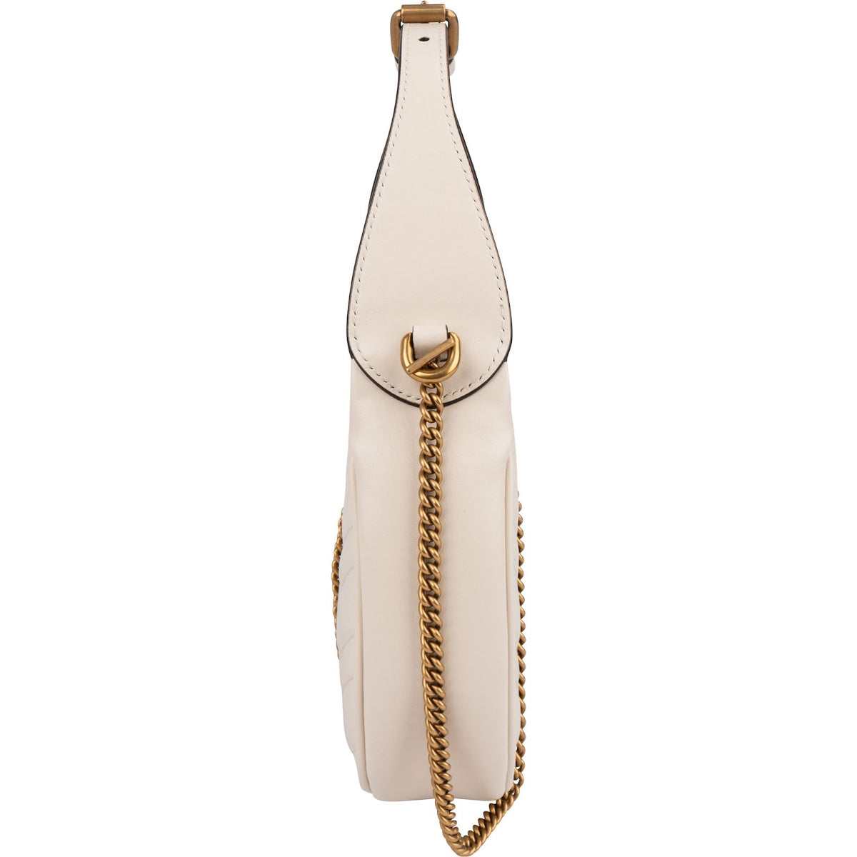 Gucci GG Marmont Half-Moon-Shaped Mini aus Leder – Ansicht 6