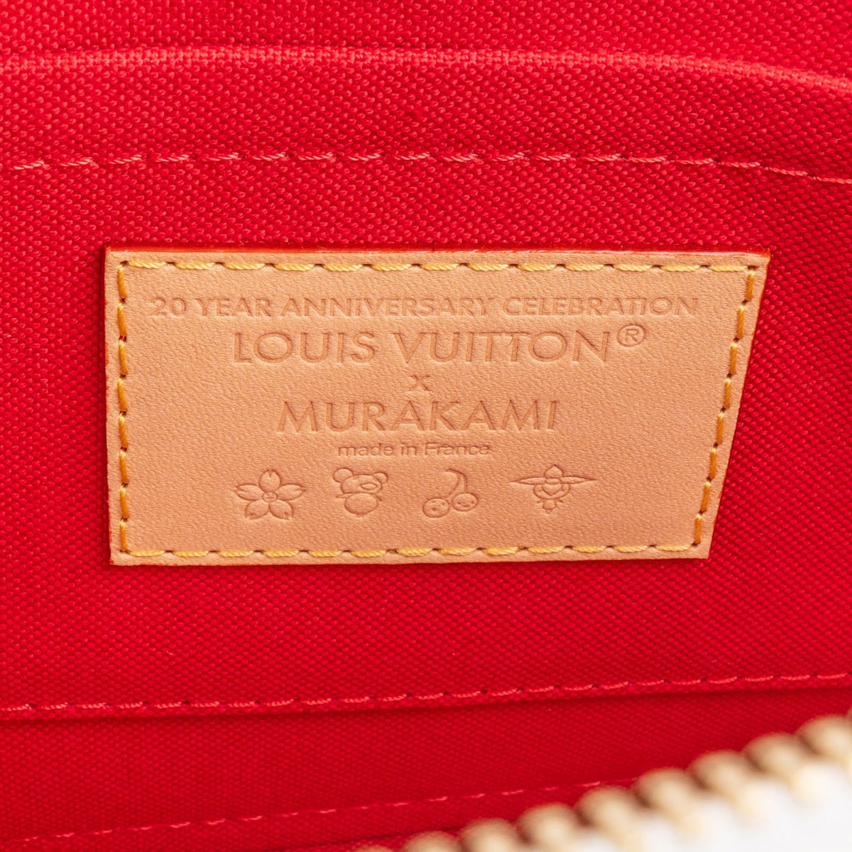 Borsa a mano Louis Vuitton Alma BB Cerises in tela Monogram Takashi Murakami Cherry