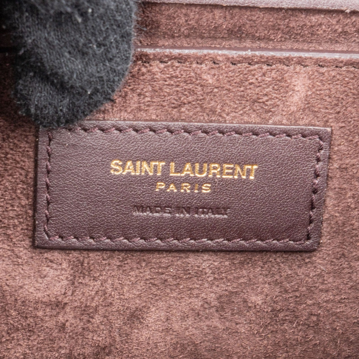 Saint Laurent Kate schoudertas van leer met hartjesprint