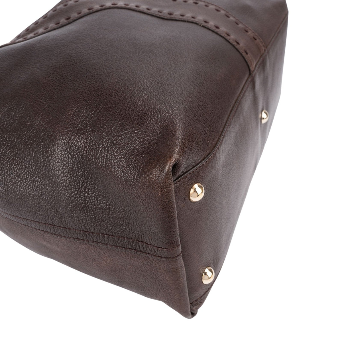 Yves Saint Laurent Leather Y-Mail Drawstring Tote Shoulder Bag